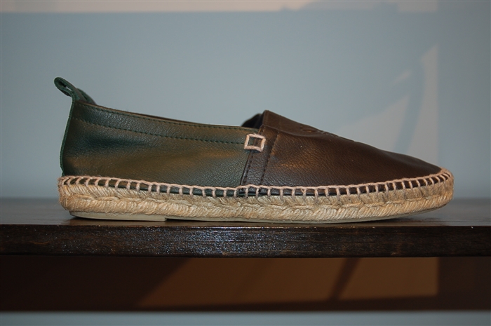 Black & Green Loewe Espadrilles, size 8