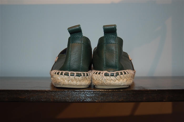 Black & Green Loewe Espadrilles, size 8