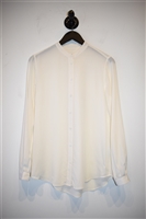 Cream Equipment Silk Shirt, size XS