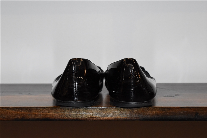 Black Patent Kenzo Flats, size 7.5