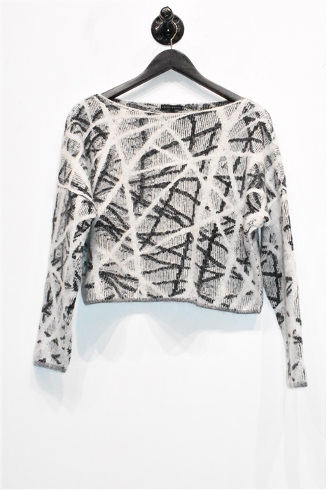 Abstract Print Sarah Pacini Pullover, size O/S