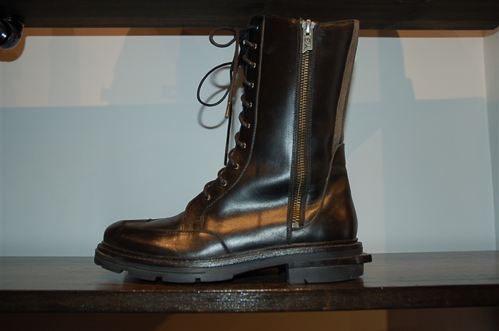 Black Leather Y-3 - Yohji Yamamoto Boots, size 6.5
