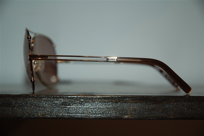 Gold Chloe Sunglasses, size O/S