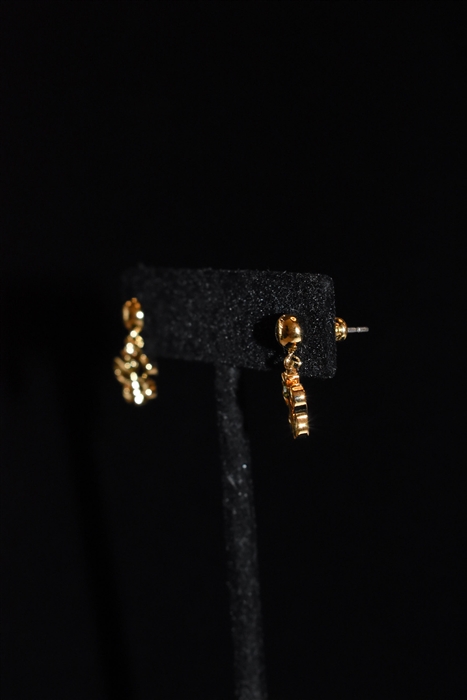 Gold Nina Ricci - Vintage Earrings, size O/S