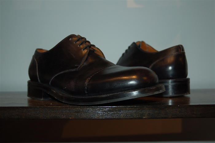Black Leather Jil Sander Derby, size 9