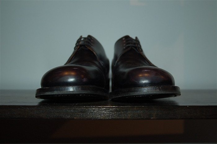 Black Leather Jil Sander Derby, size 9