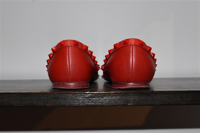 Lipstick Red Valentino Flats, size 7.5