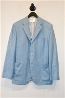 Azure Blue Kiton Sport Coat, size 44
