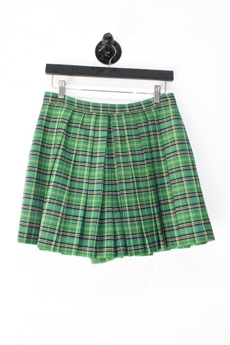 Green Plaid Maje Skort, size 8