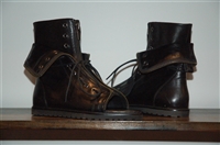 Black Leather Alexander Wang Boots, size 10