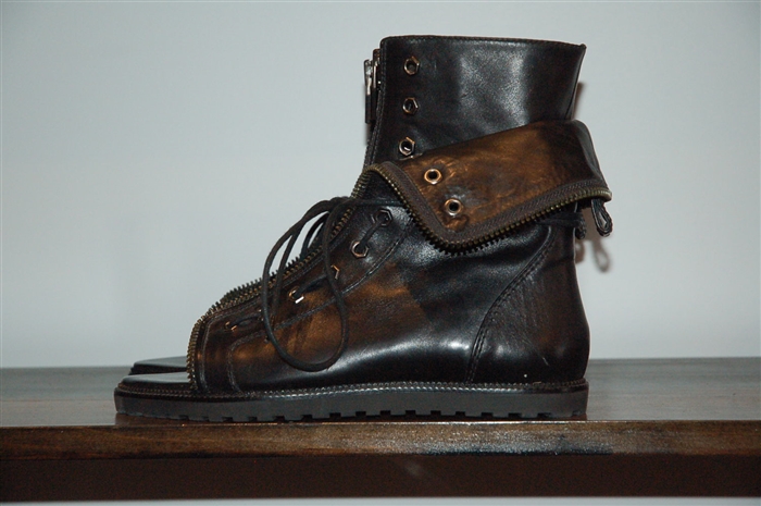 Black Leather Alexander Wang Boots, size 10