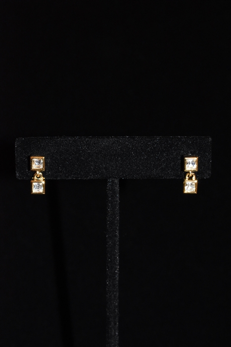 Gold Nina Ricci - Vintage Earrings, size O/S