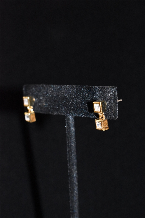 Gold Nina Ricci - Vintage Earrings, size O/S