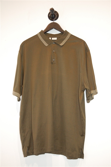 Olive Brioni Polo, size 2XL