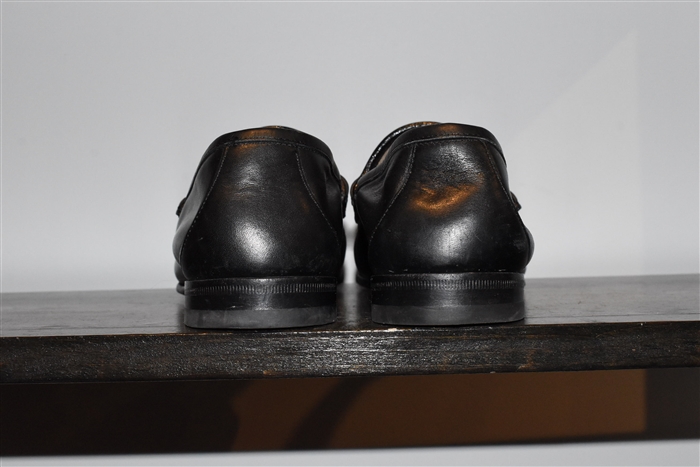 Black Leather Gucci Loafer, size 11