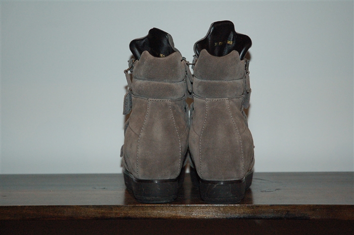 Soft Gray Prada Booties, size 8.5