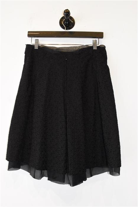 Basic Black Dolce & Gabbana A-Line Skirt, size 8