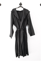 Basic Black Eileen Fisher Trench Coat, size XL