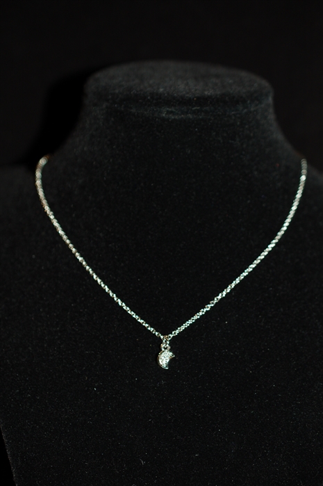 Rhodium Nina Ricci Necklace, size O/S