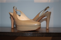 Taupe Helmut Lang Sling-Back, size 7.5