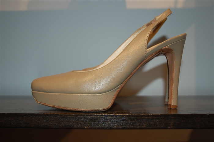 Taupe Helmut Lang Sling-Back, size 7.5