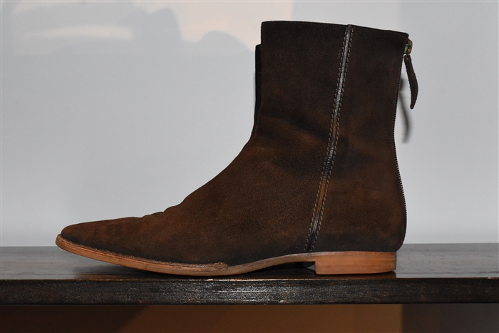 Espresso Gucci Ankle Boots, size 8.5