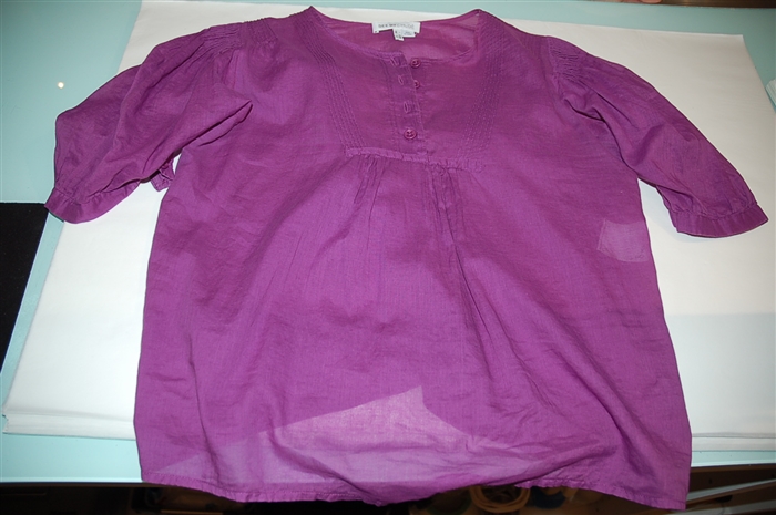 Magenta See by Chloe Short-Sleeved Top, size S