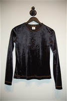 Black Velvet Fendi Pullover, size S