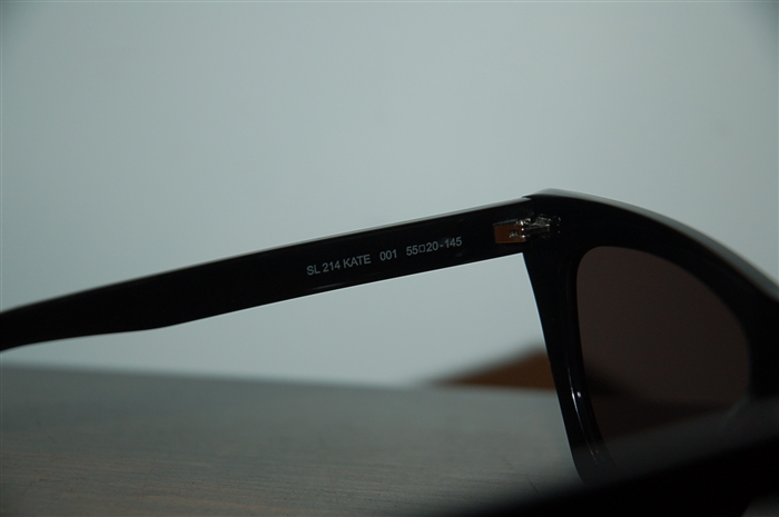 Shiny Black Saint Laurent Sunglasses, size O/S