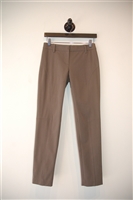 Dark Khaki Brunello Cucinelli Skinny Trousers, size 2