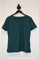 Evergreen Giorgio Armani Short-Sleeved Top, size 8