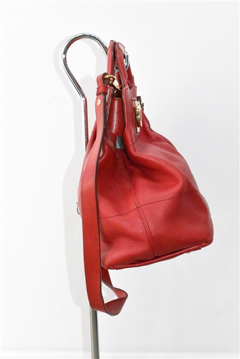 Lipstick Red Salvatore Ferragamo Satchel, size L