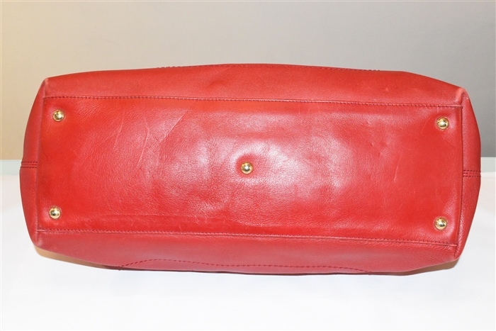 Lipstick Red Salvatore Ferragamo Satchel, size L