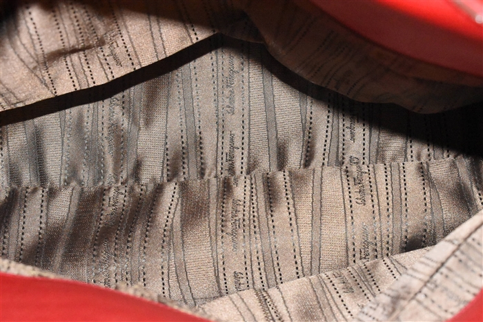 Lipstick Red Salvatore Ferragamo Satchel, size L