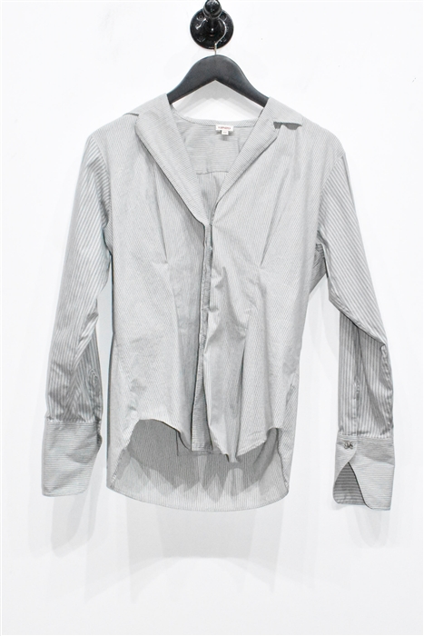 Gray Stripe Kenzo Button Shirt, size 10