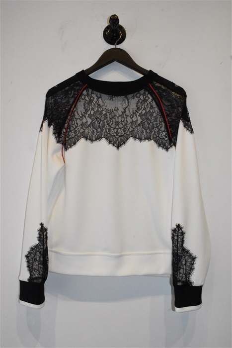 White & Black Pinko Sweatshirt, size 10