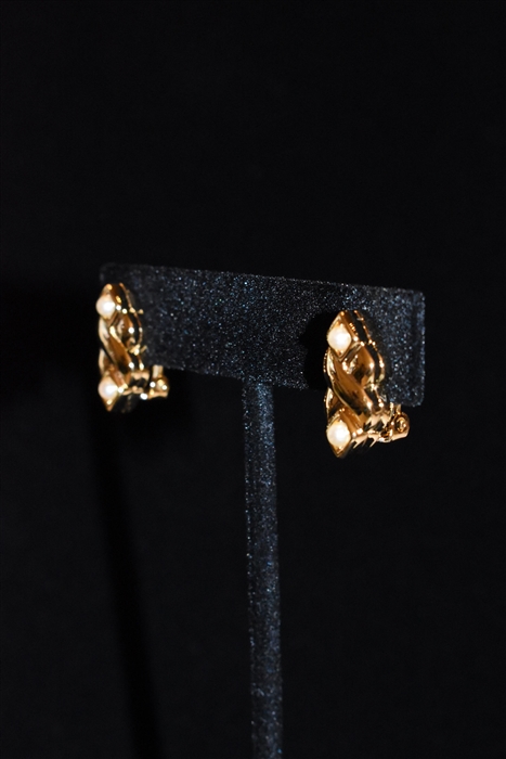Gold Nina Ricci - Vintage Earrings, size O/S