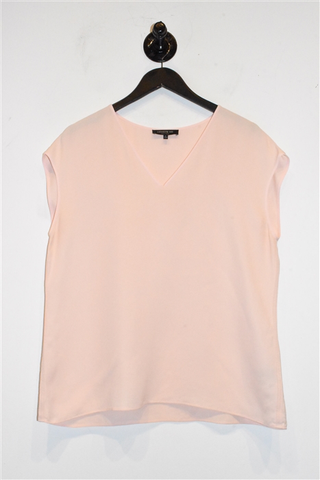 Peach Lafayette 148 Cap-Sleeve, size L