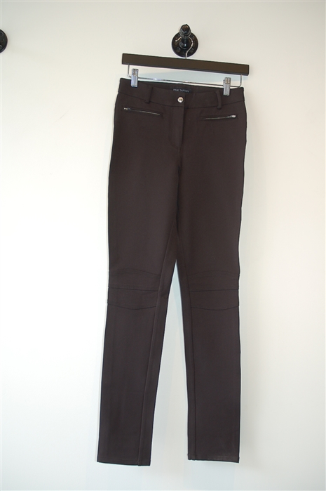Basic Black Pink Tartan Trousers, size 4