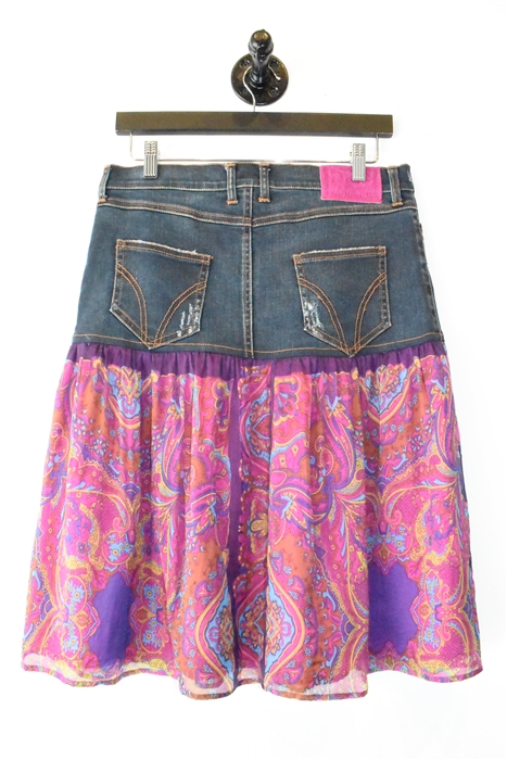 Patchwork D&G - Dolce & Gabbana A-Line Skirt, size 8