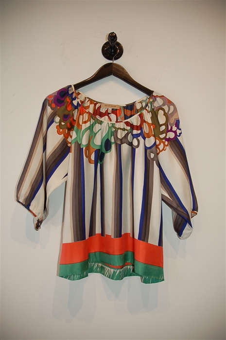 Geometric See by Chloe Blouse, size 4