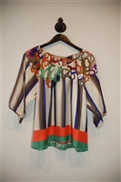 Geometric See by Chloe Blouse, size 4