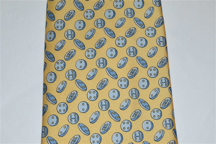 Butter Hermes Tie, size O/S