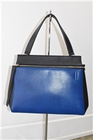 Black & Blue Celine Shoulder Bag, size M