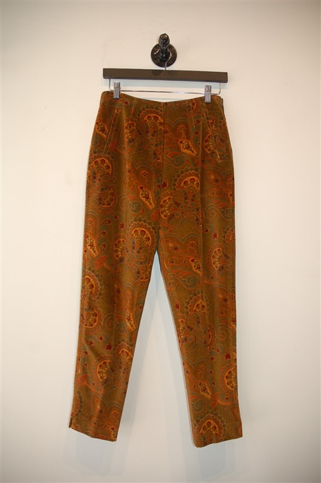 Paisley Etro Trousers, size 6