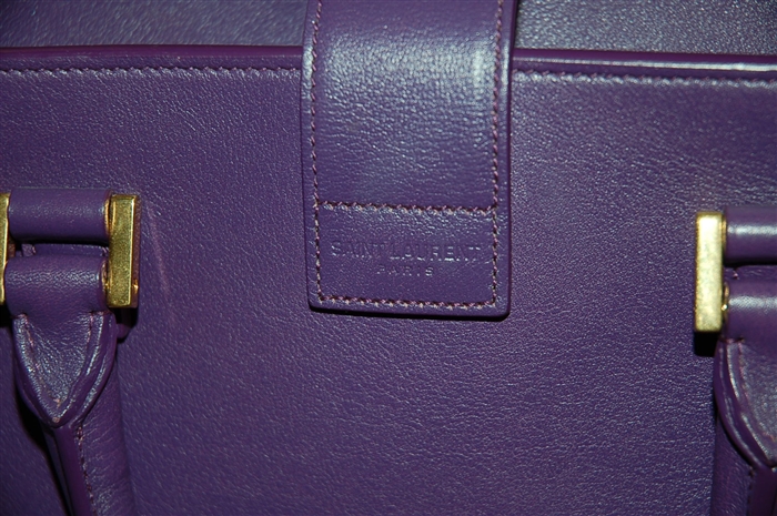 Royal Purple Saint Laurent Satchel, size S