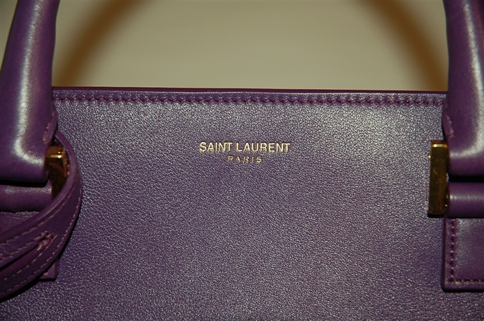 Royal Purple Saint Laurent Satchel, size S