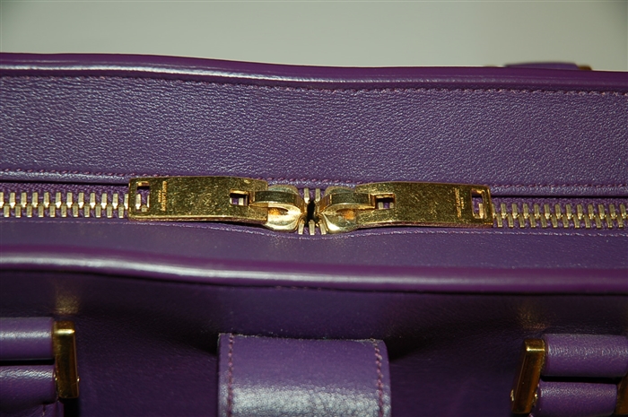 Royal Purple Saint Laurent Satchel, size S