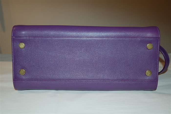 Royal Purple Saint Laurent Satchel, size S