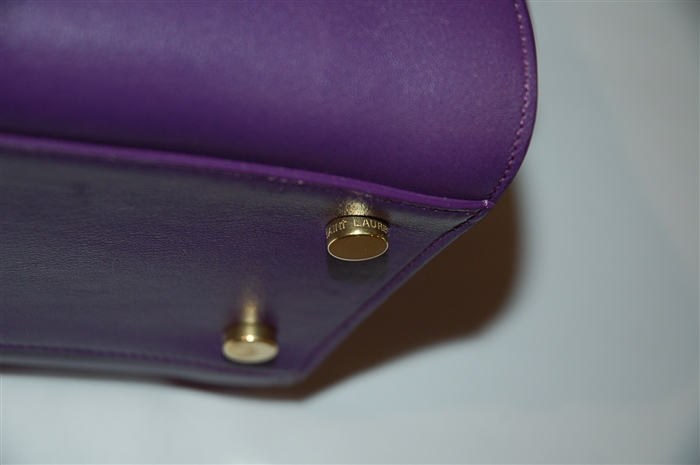 Royal Purple Saint Laurent Satchel, size S